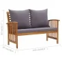 4-piece garden furniture set with solid acacia wood cushions by vidaXL, Garden sets - Ref: Foro24-3057979, Price: 445,24 €, D...