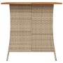 Set comedor de jardín 5 pzas con cojines ratán sintético beige von , Gartensets - Ref: Foro24-365422, Preis: 232,88 €, Rabatt: %