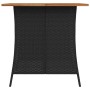 Set de muebles jardín 5 pzas con cojines ratán sintético negro by , Garden sets - Ref: Foro24-365420, Price: 227,83 €, Discou...