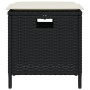 Set de muebles jardín 5 pzas con cojines ratán sintético negro by , Garden sets - Ref: Foro24-365420, Price: 227,83 €, Discou...
