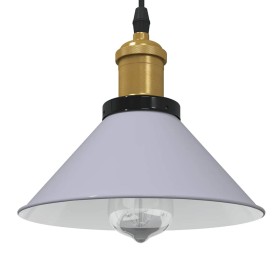 Lámpara colgante regulable en altura E27 gris brillante Ø 22cm von , Lampen - Ref: Foro24-4103446, Preis: 29,60 €, Rabatt: %