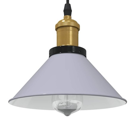 Lámpara colgante regulable en altura E27 gris brillante Ø 22cm von , Lampen - Ref: Foro24-4103446, Preis: 29,60 €, Rabatt: %