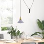 Lámpara colgante regulable en altura E27 gris brillante Ø 22cm von , Lampen - Ref: Foro24-4103446, Preis: 29,60 €, Rabatt: %