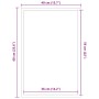 Felpudo negro 40x60 cm von , Fußmatten - Ref: Foro24-4105557, Preis: 11,69 €, Rabatt: %