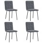 Sillas de comedor 4 unidades terciopelo gris oscuro von , Essstühle - Ref: Foro24-3315158, Preis: 162,12 €, Rabatt: %