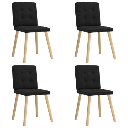 Sillas de comedor 4 unidades tela negras von , Essstühle - Ref: Foro24-3315170, Preis: 195,49 €, Rabatt: %