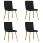 Sillas de comedor 4 unidades tela negras von , Essstühle - Ref: Foro24-3315170, Preis: 195,49 €, Rabatt: %