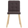 Sillas de comedor 4 unidades tela marrón oscuro von , Essstühle - Ref: Foro24-3315172, Preis: 195,49 €, Rabatt: %