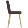 Sillas de comedor 4 unidades tela marrón oscuro von , Essstühle - Ref: Foro24-3315172, Preis: 195,49 €, Rabatt: %