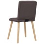 Sillas de comedor 4 unidades tela marrón oscuro von , Essstühle - Ref: Foro24-3315172, Preis: 195,49 €, Rabatt: %