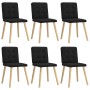 Sillas de comedor giratorias 6 unidades tela negras von , Essstühle - Ref: Foro24-3315440, Preis: 292,05 €, Rabatt: %