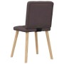 Sillas de comedor 6 unidades tela marrón oscuro by , dining chairs - Ref: Foro24-3315442, Price: 292,05 €, Discount: %