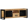 Mueble de TV madera maciza de mango rugosa 100x30x35 cm von , TV-Möbel - Ref: Foro24-4013593, Preis: 207,81 €, Rabatt: %