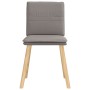 Sillas de comedor 2 unidades tela gris taupé by , dining chairs - Ref: Foro24-4101261, Price: 110,42 €, Discount: %