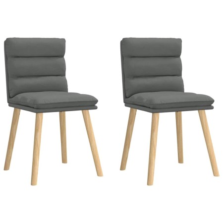 Sillas de comedor 2 unidades tela gris oscuro von , Essstühle - Ref: Foro24-4101294, Preis: 112,40 €, Rabatt: %