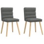 Sillas de comedor 2 unidades tela gris oscuro von , Essstühle - Ref: Foro24-4101294, Preis: 112,40 €, Rabatt: %