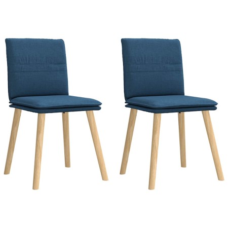 Sillas de comedor 2 unidades tela azul von , Essstühle - Ref: Foro24-4101263, Preis: 110,42 €, Rabatt: %