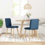 Sillas de comedor 2 unidades tela azul von , Essstühle - Ref: Foro24-4101263, Preis: 110,42 €, Rabatt: %