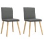 Sillas de comedor 2 unidades tela gris oscuro von , Essstühle - Ref: Foro24-4101256, Preis: 110,42 €, Rabatt: %