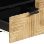 Mueble de TV marrón 105x33x46 cm madera maciza mango von , CD- und DVD-Speicher - Ref: Foro24-4017734, Preis: 131,22 €, Rabat...