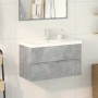 Set muebles de baño 2 piezas madera contrachapada gris hormigón by , Bathroom furniture - Ref: Foro24-3324915, Price: 232,90 ...