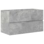 Set muebles de baño 2 piezas madera contrachapada gris hormigón by , Bathroom furniture - Ref: Foro24-3324915, Price: 232,90 ...