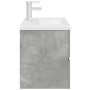 Set muebles de baño 2 piezas madera contrachapada gris hormigón by , Bathroom furniture - Ref: Foro24-3324915, Price: 232,90 ...