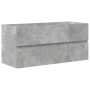 Set muebles de baño 2 piezas madera contrachapada gris hormigón von , Badezimmermöbel - Ref: Foro24-3324917, Preis: 326,93 €,...