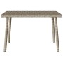 Mesa centro jardín rectangular gris claro 60x40x37 cm von , Gartentische - Ref: Foro24-4104054, Preis: 34,80 €, Rabatt: %