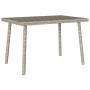 Mesa centro jardín rectangular gris claro 60x40x37 cm von , Gartentische - Ref: Foro24-4104054, Preis: 34,80 €, Rabatt: %