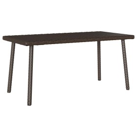 Mesa centro jardín rectangular marrón 80x40x37 cm de , Mesas de jardín - Ref: Foro24-4104056, Precio: 40,84 €, Descuento: %