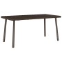 Mesa centro jardín rectangular marrón 80x40x37 cm de , Mesas de jardín - Ref: Foro24-4104056, Precio: 40,84 €, Descuento: %