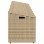 Caja de almacenaje jardín ratán beige 220x50x58 cm von , Aufbewahrungsboxen für den Außenbereich - Ref: Foro24-4104077, Preis...