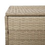 Caja de almacenaje jardín ratán beige 220x50x58 cm von , Aufbewahrungsboxen für den Außenbereich - Ref: Foro24-4104077, Preis...