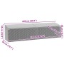 Caja de almacenaje jardín ratán beige 220x50x58 cm von , Aufbewahrungsboxen für den Außenbereich - Ref: Foro24-4104077, Preis...