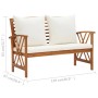 Gartenmöbel 5-teilig mit Kissen aus massivem Akazienholz von vidaXL, Gartensets - Ref: Foro24-3057989, Preis: 650,07 €, Rabat...