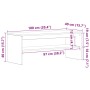 Mueble de TV madera contrachapada color roble 100x40x40cm von , TV-Möbel - Ref: Foro24-859120, Preis: 42,71 €, Rabatt: %