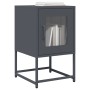 Mesita de noche acero laminado en frío antracita 36x39x60,5 cm de , Mesitas de noche - Ref: Foro24-853328, Precio: 52,24 €