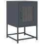 Mesita de noche acero laminado en frío antracita 36x39x60,5 cm de , Mesitas de noche - Ref: Foro24-853328, Precio: 52,24 €