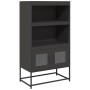 Aparador de acero negro 68x39x123 cm von , Sideboards - Ref: Foro24-853368, Preis: 122,57 €, Rabatt: %