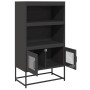 Aparador de acero negro 68x39x123 cm von , Sideboards - Ref: Foro24-853368, Preis: 122,57 €, Rabatt: %