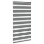 Estor cebra gris oscuro 70x100cm tejido ancho 65,9 cm poliéster