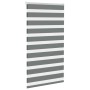 Estor cebra gris oscuro 80x100cm tejido ancho 75,9 cm poliéster by , Blinds and blinds - Ref: Foro24-4014101, Price: 23,30 €,...