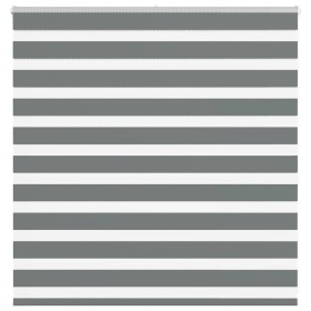 Estor cebra gris oscuro tejido ancho 145,9 cm poliéster