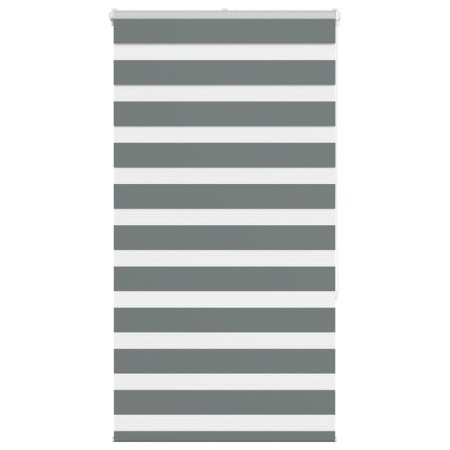 Estor cebra gris oscuro 90x150cm tejido ancho 85,9 cm poliéster de , Persianas y estores - Ref: Foro24-4014129, Precio: 24,71...