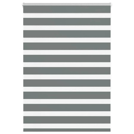 Estor cebra gris oscuro tejido ancho 110,9 cm poliéster de , Persianas y estores - Ref: Foro24-4014134, Precio: 29,05 €, Desc...