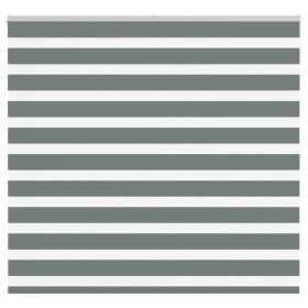 Estor cebra gris oscuro tejido ancho 155,9 cm poliéster by , Blinds and blinds - Ref: Foro24-4014117, Price: 28,44 €, Discoun...