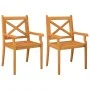 Juego de comedor de jardín 3 piezas madera maciza de acacia by vidaXL, Garden sets - Ref: Foro24-3057997, Price: 261,38 €, Di...