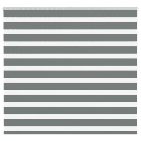 Estor cebra gris oscuro tejido ancho 155,9 cm poliéster by , Blinds and blinds - Ref: Foro24-4014143, Price: 45,62 €, Discoun...