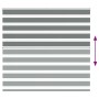 Estor cebra gris oscuro tejido ancho 155,9 cm poliéster by , Blinds and blinds - Ref: Foro24-4014143, Price: 45,62 €, Discoun...